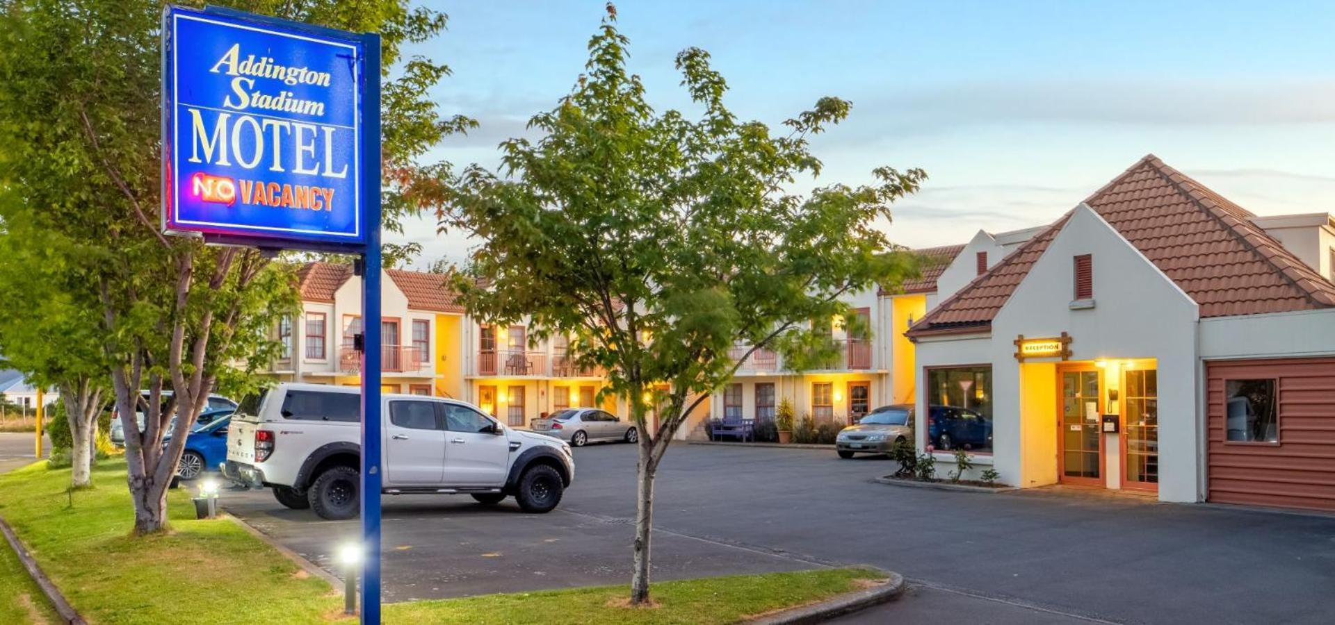 Addington Stadium Motel Крайстчёрч Экстерьер фото